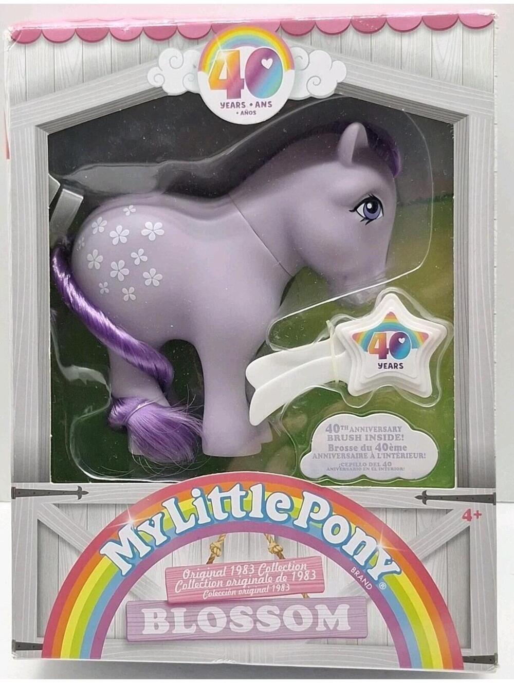 My Little Pony Classic 40th Anniversary Original Ponies Blossom Pony Figure